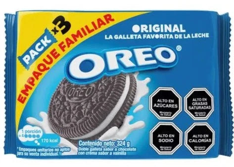 Galleta Oreo Tripack 324 gr