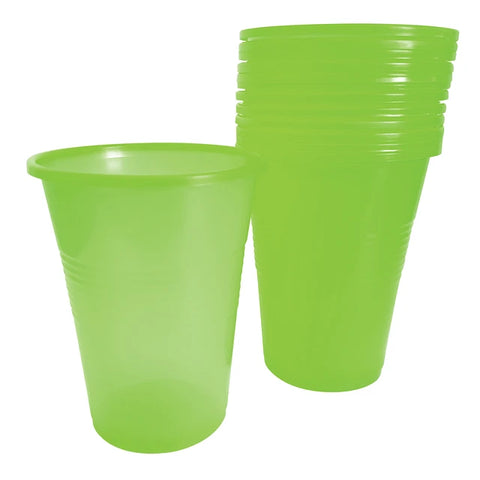 Vaso Plástico 300cc ELIGE COLOR - 50 Uni