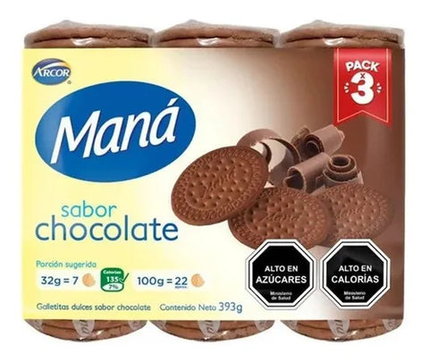 Galleta Maná Chocolate 393 gr