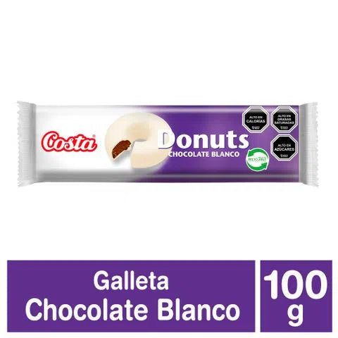 Galleta Donuts Chocolate Blanco 100 gr