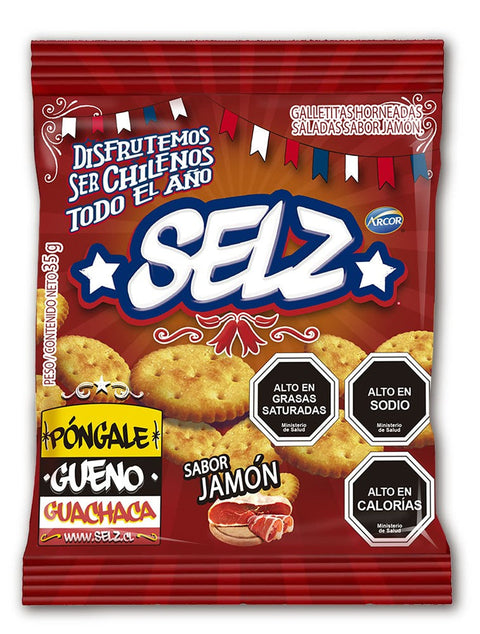 Galleta Mini Selz Jamón 35 gr