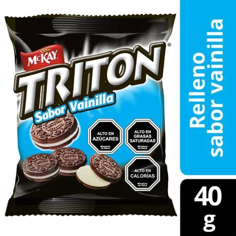 Galleta Mini Triton Vainilla 40 gr