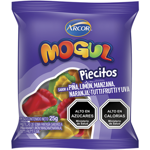 Gomita Mogul Piecitos 25 gr Display